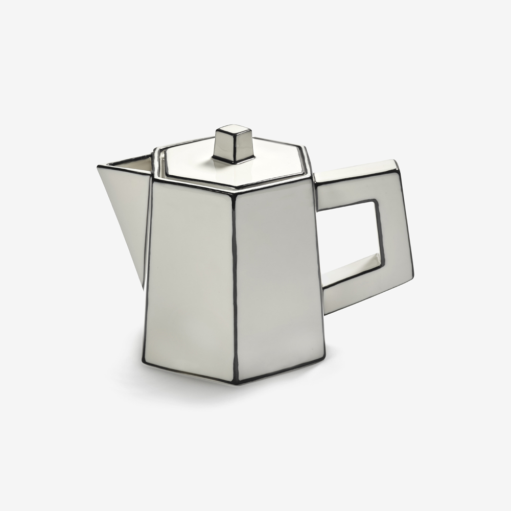 Заварочный чайник Tea pot white-black Carte Blanche 