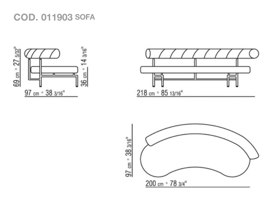 Схема Диван Max, Flexform