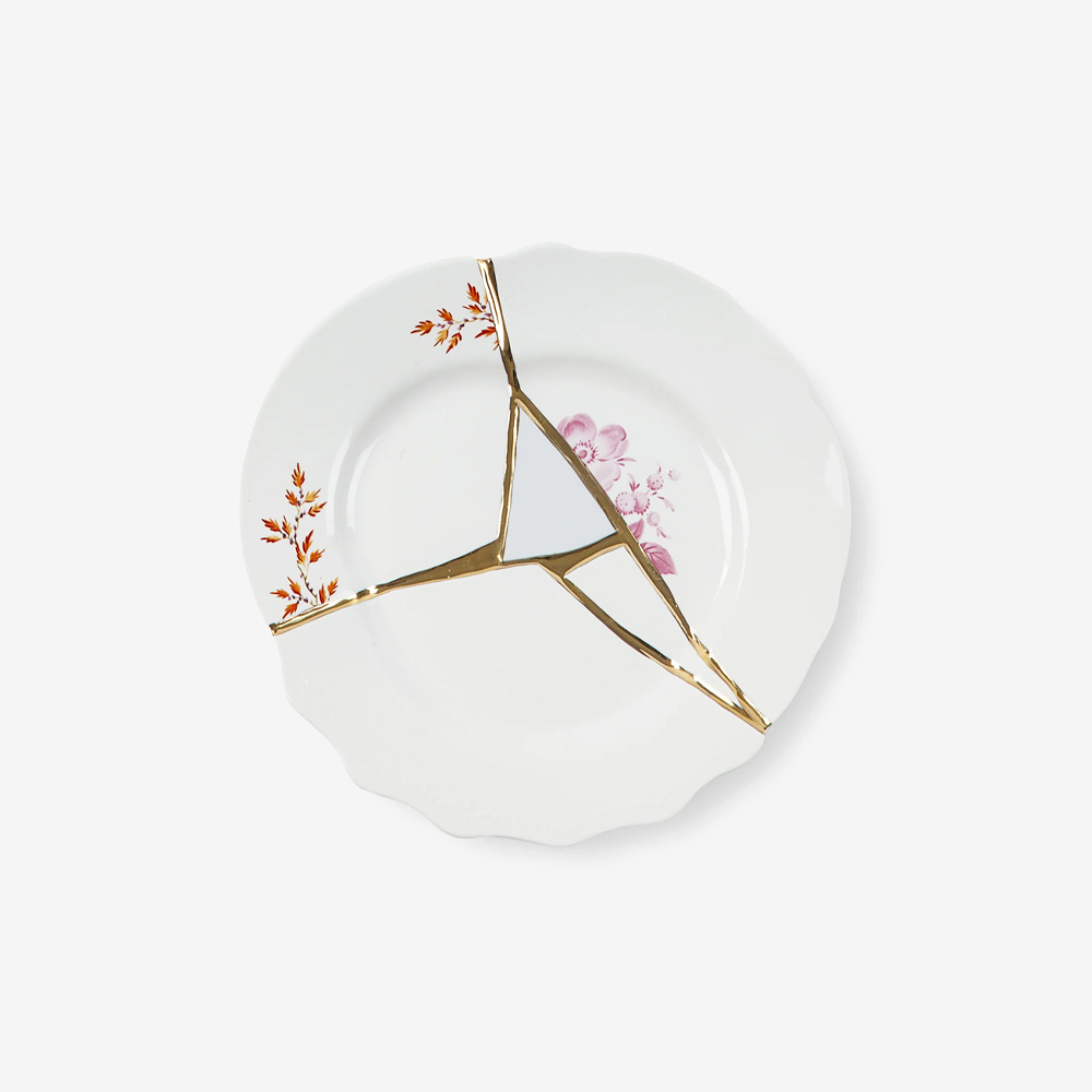 Десертная тарелка Kintsugi 