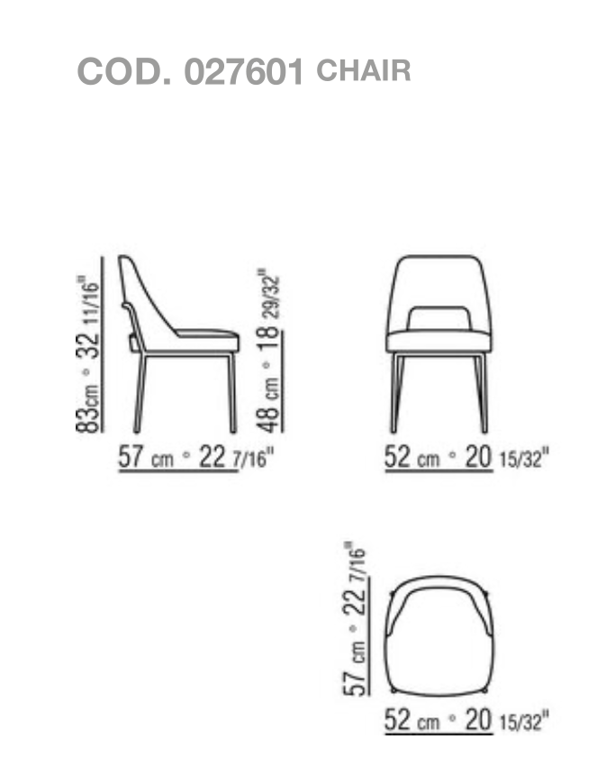 Схема Стул Joyce, Flexform