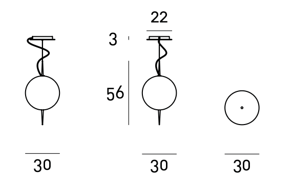 Схема Подвесной светильник Ad Astra Pendant, Living Divani
