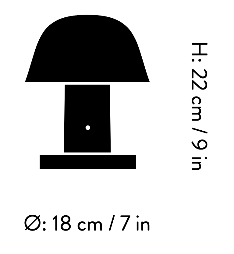 Схема Настольный светильник Setago JH27, And Tradition (&Tradition)