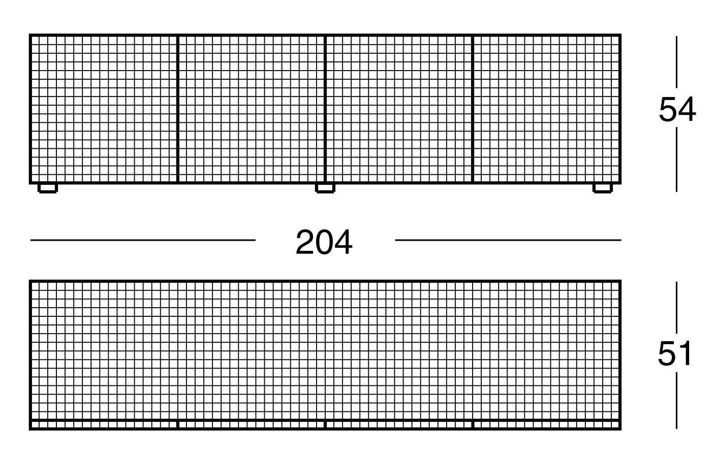 Схема Комод Quaderna 756, Zanotta