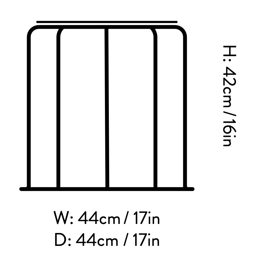 Схема Табурет Wire Stool VP11, And Tradition (&Tradition)