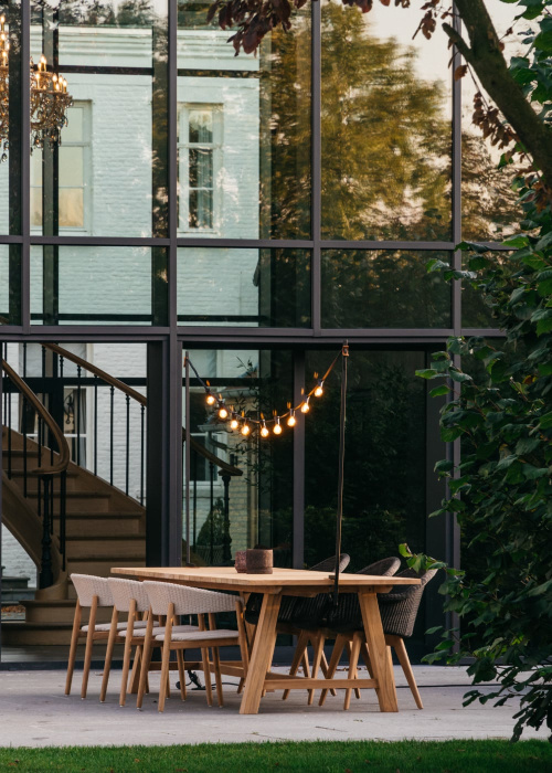 Уличное кресло Edgard Dining Chair Teak Base, Vincent Sheppard