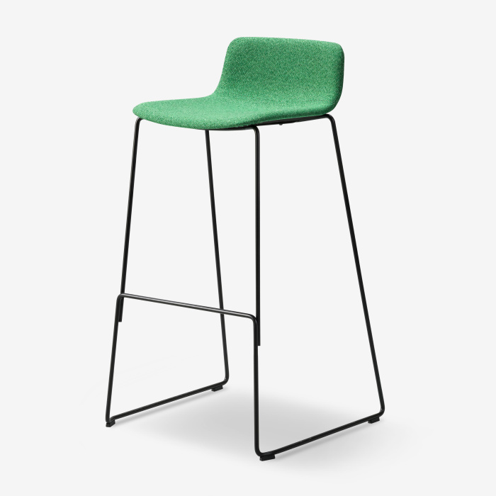 Барный стул Pato Sledge Stool в обивке, Fredericia