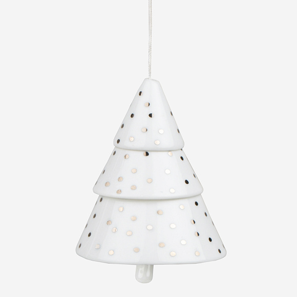 Елочная игрушка Porcelain hanger – Silver star, Räder