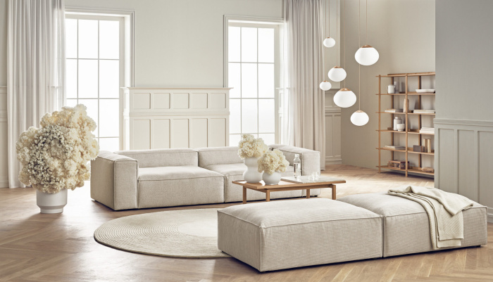 Модуль-пуф дивана Cosima Small Pouf depth 120 cm, Bolia