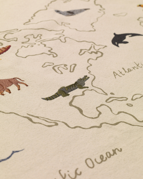 Карта мира The World Textile Map, Ferm Living
