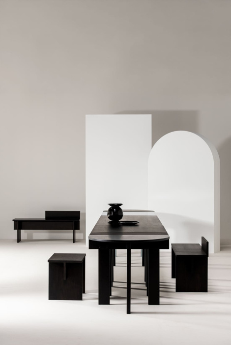 Стол Table Rectangular 02 Ebony Jeanne, Serax