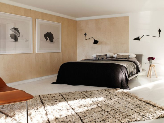 Бра One-Arm Curved Rotating Wall Sconce, Serge Mouille