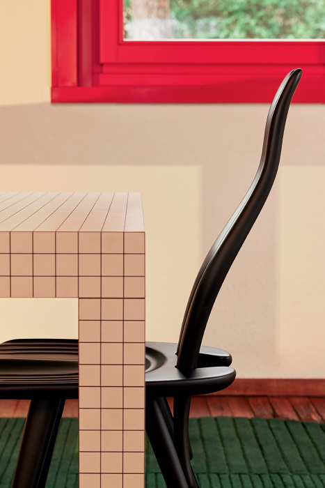 Стул Fenis Chair Black Painted Finish, Zanotta