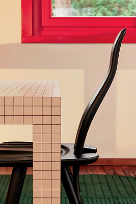 Стул Fenis Chair Black Painted Finish 