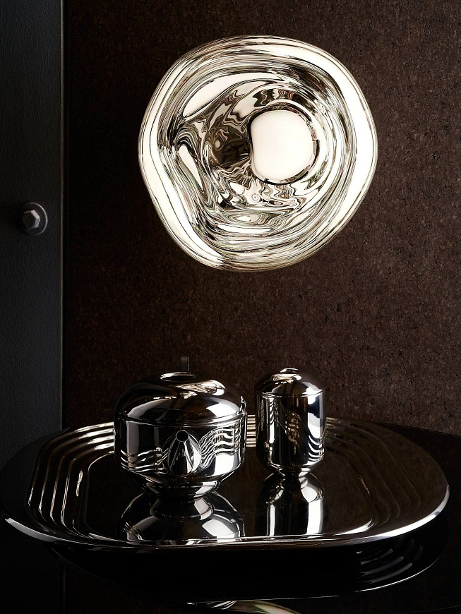 Настенный/Потолочный светильник Melt LED Surface Chrome, Tom Dixon