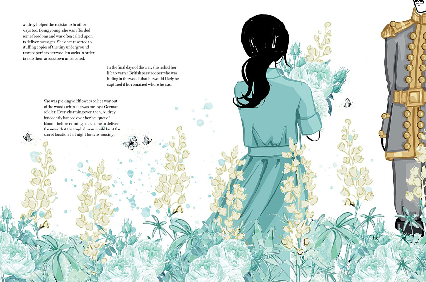 Книга Audrey Hepburn: The Illustrated World of a Style Icon, 