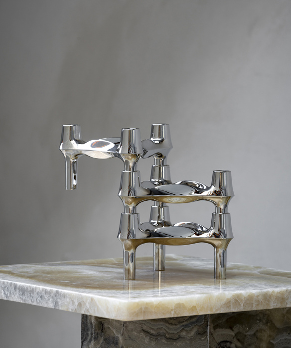 Набор из 3-х подсвечников BMF Candle Holder Set w/3 pcs, STOFF Nagel