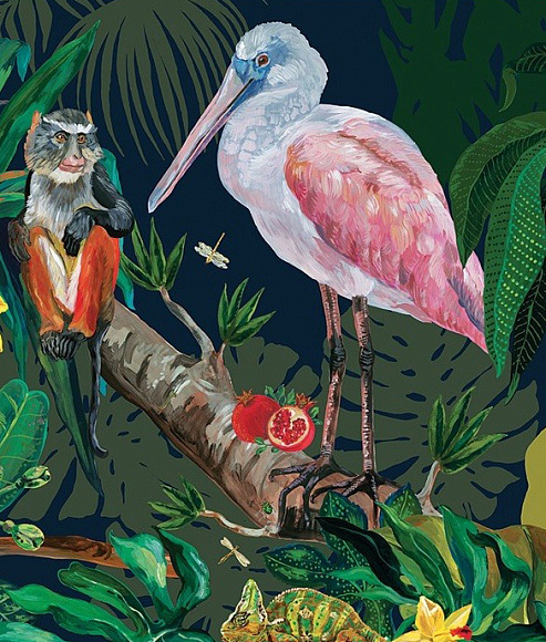 Обои Jungle Night, Moustache