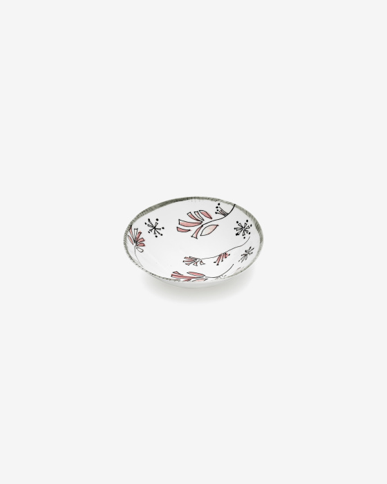 Набор из 2-х глубоких чаш Low Bowl Fiore Rosa Midnight Flowers by Marni, Serax