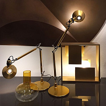 Настольная лампа Tolomeo Micro Gold 0011860A, Artemide