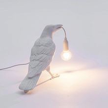Настольная лампа Bird Waiting White, Seletti