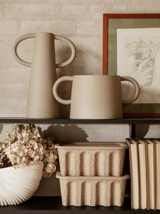 Набор из 2-х контейнеров Paper Pulp Box — Set of 2, Ferm Living