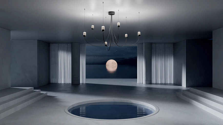 Подвесной светильник Gravity 5 Black, Moooi