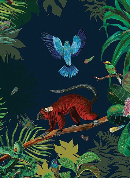 Обои Jungle Night, Moustache