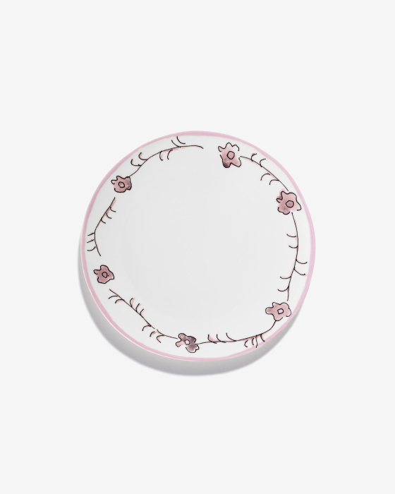 Набор из 2-х тарелок Plate Dark Viola Midnight Flowers by Marni, Serax