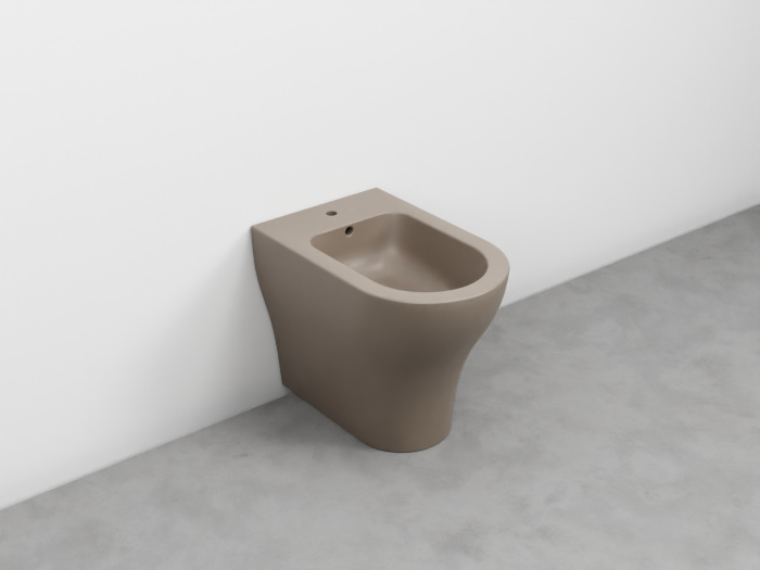 Напольное биде Enjoy Back To Wall One Hole Bidet, Cielo