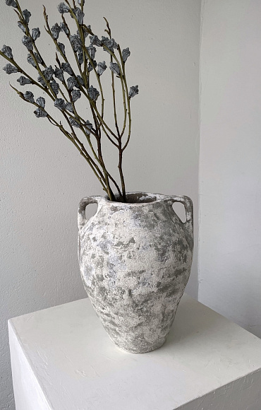 Ваза-сосуд с ручками в стиле Ваби-Саби, Marina Zaitseva