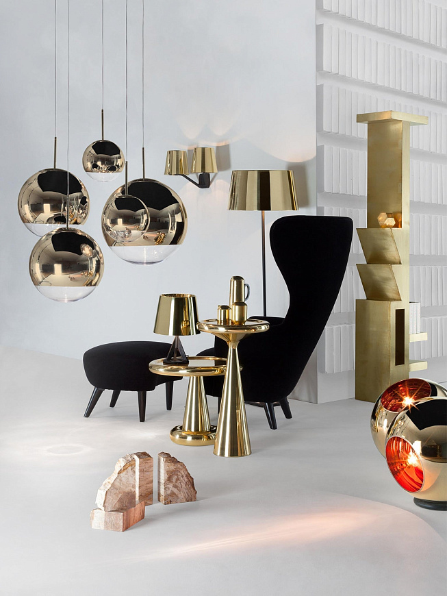 Подвесной светильник Mirror Ball 25 Gold, Tom Dixon