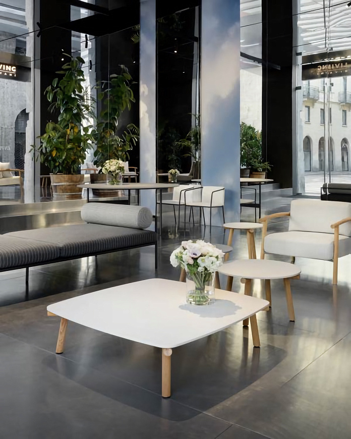 Уличный журнальный столик Kasumi Low Table Outdoor, Living Divani