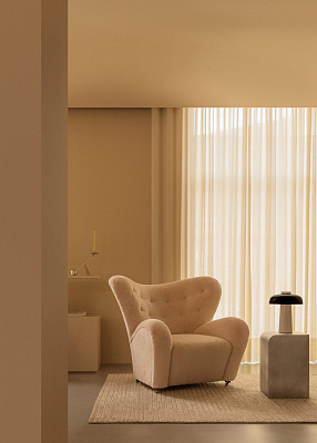 Кресло The Tired Man Lounge Chair, Sheepskin 