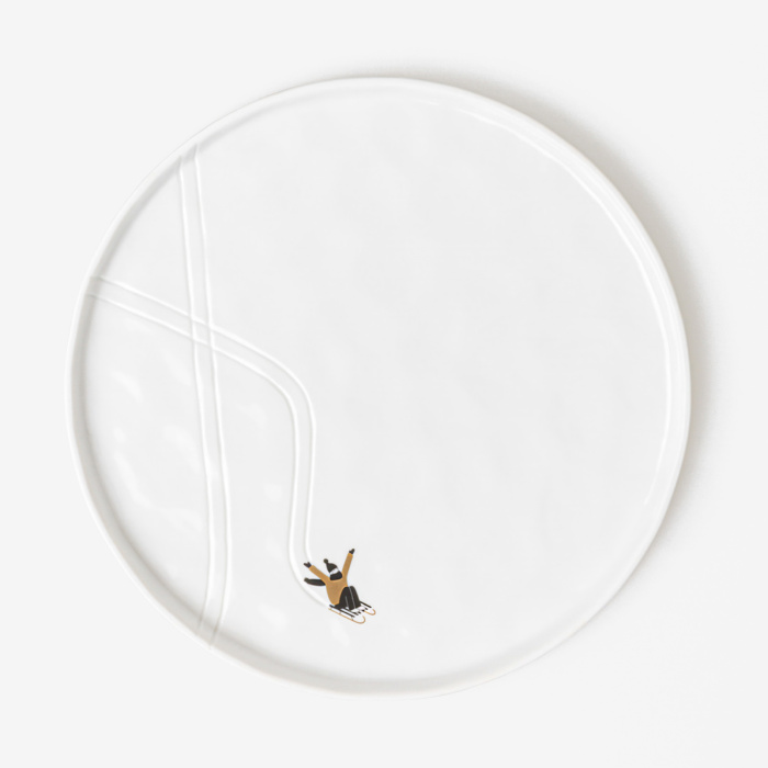 Тарелка Snowy Day large plate, Räder