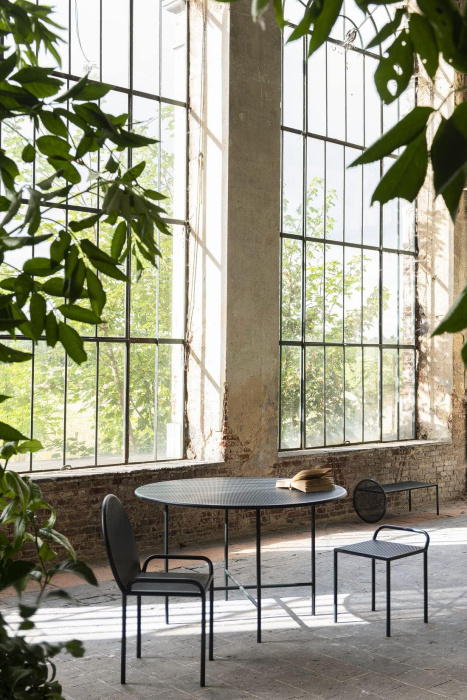 Уличный стол Table Round Fontainebleau Dark Green, Serax