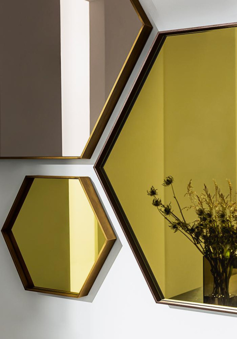 Настенное зеркало Visual hexagonal, Sovet Italia