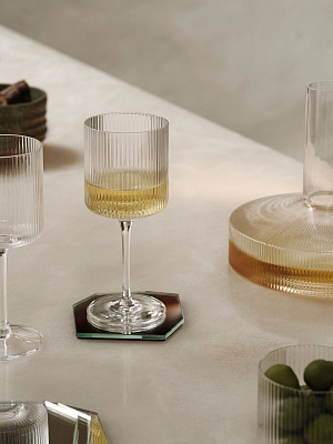Набор из 2-х бокалов для белого вина Ripple White Wine Glasses – Set of 2 