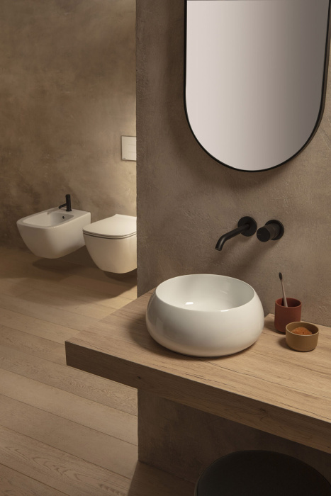 Накладная раковина T-Edge Le Ciotole в виде чаши, Ceramica Globo