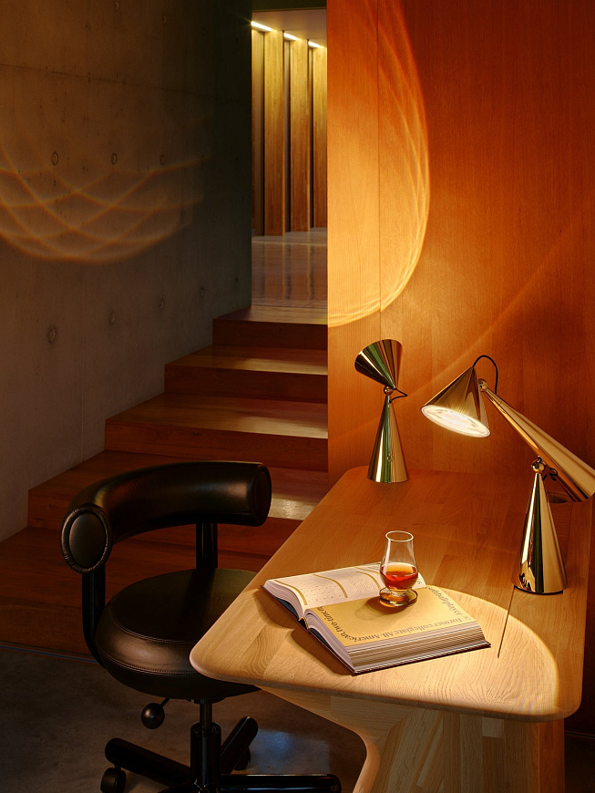 Настольная лампа Pose Task Light Gold, Tom Dixon
