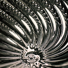 Подвесной светильник Whirl Large Silver, Tom Dixon