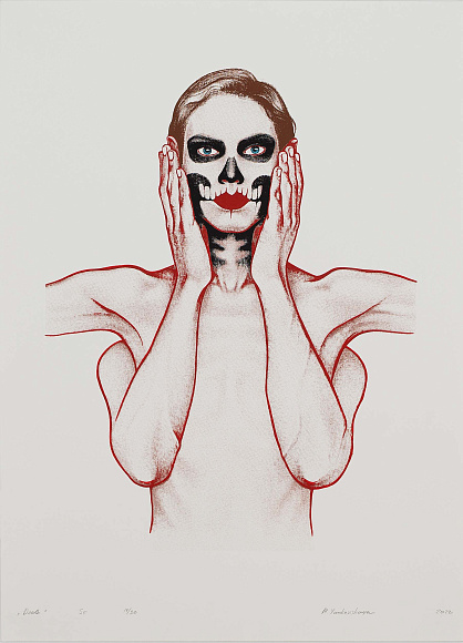Шелкография «Смерть», Masha Yankovskaya