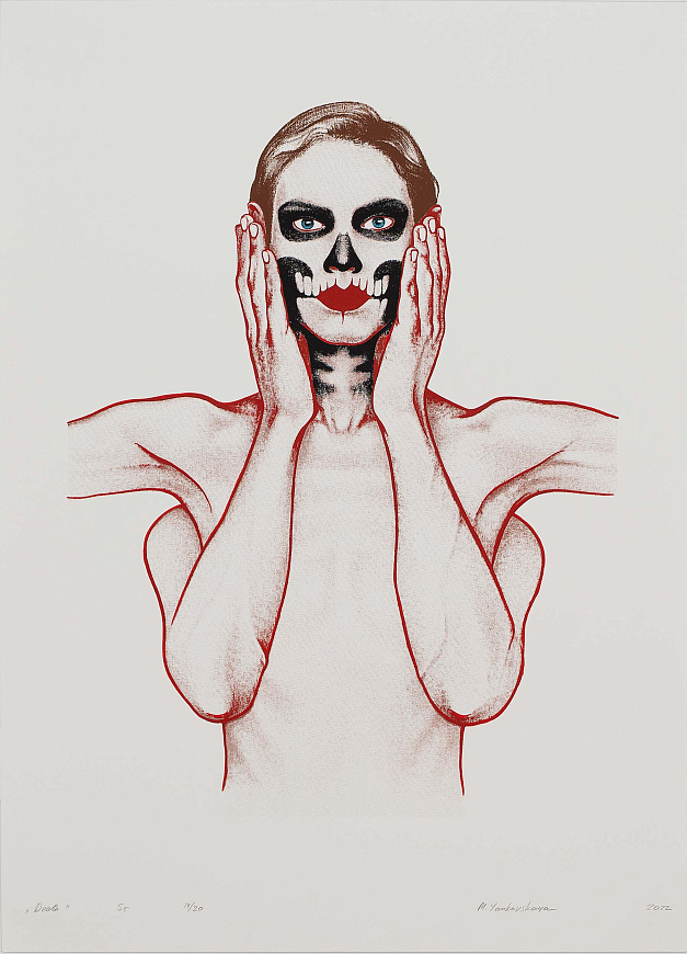 Шелкография «Смерть», Masha Yankovskaya