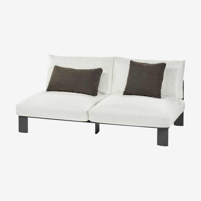 Уличная двухместная скамья с подушками Bench Two Seater Incl Cushion Outdoor, Serax