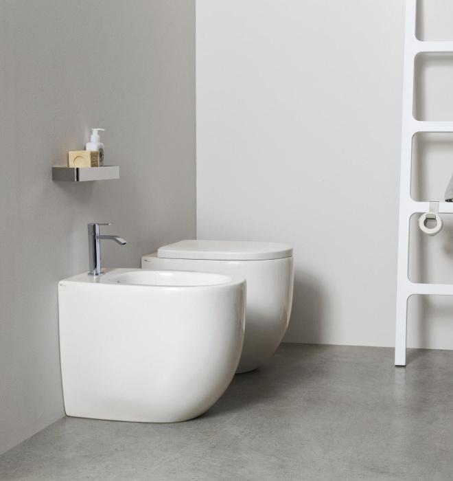 Напольное биде Milk Floor-Mounted Bidet, NIC Design