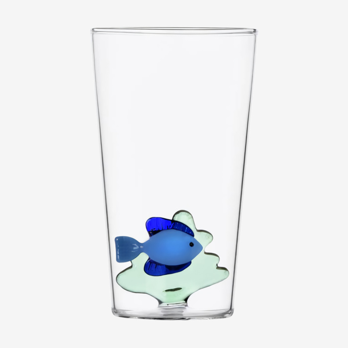 Стакан с рыбкой Blue Fish Green Seaweed, ICHENDORF