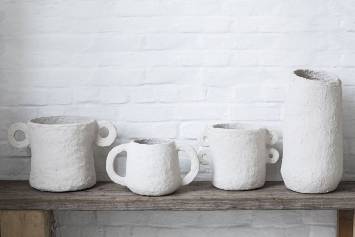 Кашпо Pot L Paper Mache Earth Beige by Marie Michielssen, Serax