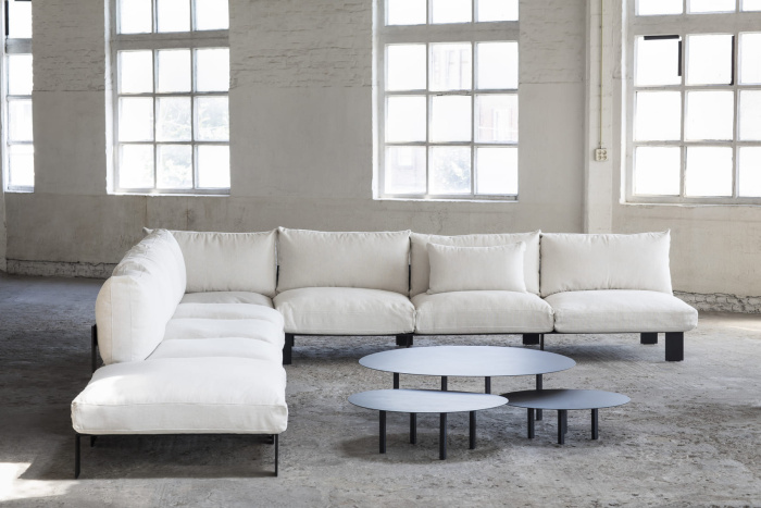Уличная трёхместная скамья с подушками Bench Three Seater Incl Cushion Outdoor, Serax