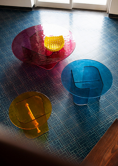 Журнальный столик Double L Glaze, Potocco