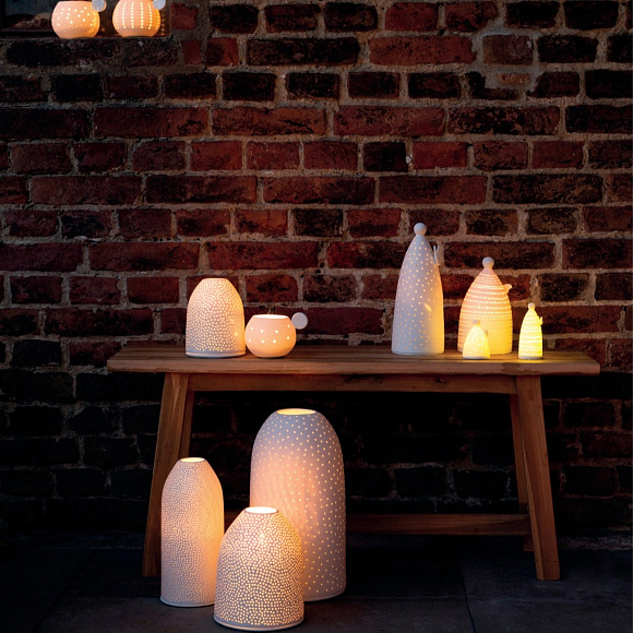 Декоративная статуэтка-светильник Heavenly light — Dots, small, Räder