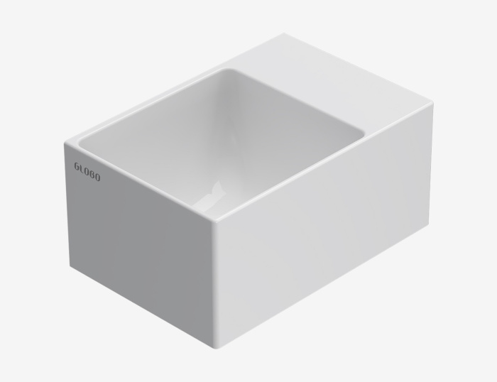 Подвесная раковина T-Edge Le Lastre Lavabo, Ceramica Globo